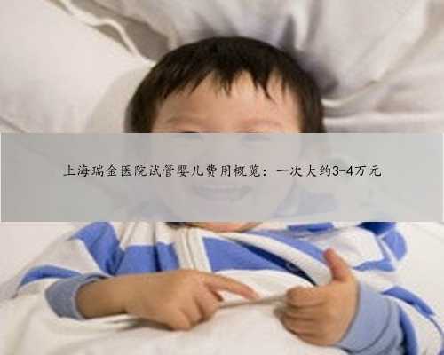 上海瑞金医院试管婴儿费用概览：一次大约3-4万元